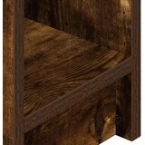 vidaXL Nočna omarica z predalom dimljeni hrast 20x36x60 cm | Shoptok.si