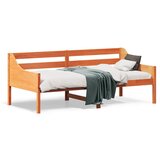  The Living Store Dnevna postelja voščeno rjava 75x190 cm trdna borovina - Dnevna Postelja, (21497881) | Shoptok.si