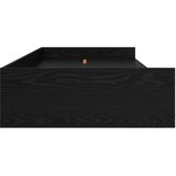  Krevetna konstrukcija Crni hrast 90 x 200 cm Konstruirano drvo | shoptok.hr