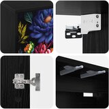  ormar za montažu na zid KIEL 69 x 33 x 40 cm Crni hrast | shoptok.hr