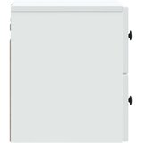  Stenski nočni omarici s predalom 2 pcs Bela 33 x 34,5 x 40 cm, (5000209927) | Shoptok.si