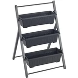 Metalni stalak za tegle za cvijeće (visina 85 cm) Vertical –