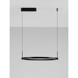 Nova Luce Mat crna LED viseća svjetiljka aluminijska s mogućnosti zatamnjivanja ø 60 cm Lunette – | shoptok.hr