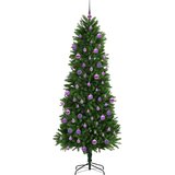  Božićno drvce s 300 LED svjetlima s stalakom Zelena 240 cm PE | shoptok.hr