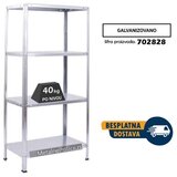 Polica metal-metal 140x70x30cm, 4x40kg