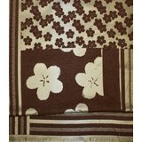 Pri Elegant double-sided scarf with gold thread and floral pattern | Shoptok.si