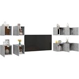  Stenske TV omarice 8 kosov betonsko sive 30,5x30x30 cm, (20913745) | Shoptok.si