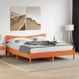 Maison Chic Posteljni okvir - Dvoposteljna postelja - Zakonska postelja brez vzmetnice vošč. rjav 180x200 cm borovina-J4569, (21762351) | Shoptok.si