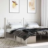  Metalno zamjensko uzglavlje bijelo 193 cm | shoptok.hr