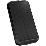 Power Bank sa bežičnim punjenjem i solarnim panelom Power Delivery 15W/10000 mAh crna Cene