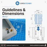 CNC Kitchen Threaded Inserts M6 Standard, M6 x 12.7 (20 pcs) | Eponuda.com
