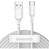 Baseus Simple Wisdom Data Cable Kit USB to Type-C 5A (2kom/Set）1.5m bijeli Cijene