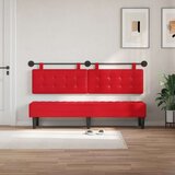  Držeće uzglavlje Zidne Lažna koža - Crvena 160 cm bez LED | shoptok.hr