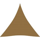 vidaXL Senčno jadro 160 g/m² taupe 3,6x3,6x3,6 m HDPE, (20702784) | Shoptok.si