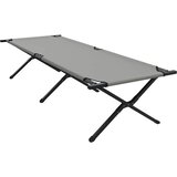  Sklopivi kamperski krevet 2 pcs Siva 210 x 80 x 46 cm | shoptok.hr