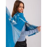 Wool Fashion Italia Scarf-AT-SZ-23125-1.26-Grey-Blue Cene