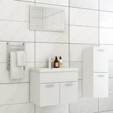 Maison Chic Komplet kopalniškega pohištva - Kopalniški sestavi bele barve inženirski les, (21787991) | Shoptok.si
