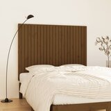  Stensko posteljno vzglavje medeno rjavo 146,5x3x110 cm borovina | Shoptok.si