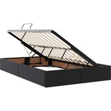  Otomanski krevet s pohranom Crna 120 x 200 cm Lažna koža | shoptok.hr