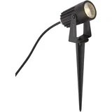 Sodobni 12V reflektor črn vklj. LED IP67 - Voltaire Pico