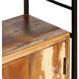 Police Knjižna omara 4-nadstropna 80x30x180 cm trden predelan les | Shoptok.si