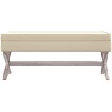 vidaXL Tabure za pohranu bež 110 x 45 x 49 cm od tkanine | shoptok.hr