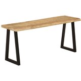  Klupa sa živim rubom 105 cm od masivnog drva manga | shoptok.hr