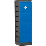 eurokraft pro PE-omara za okolju prijazno skladiščenje, 1 vrata, pocinkane police | Shoptok.si