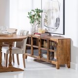 Ixia Vitrina od masivnog manga u prirodnoj boji 160x71 cm – | shoptok.hr