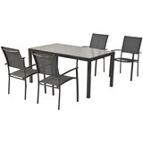 Gardenson Vrtni Set Milano, 5-delni, Raztegljiva Miza | Shoptok.si