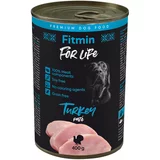 Fitmin Varčno pakiranje Dog For Life 12 x 400 g - Puran