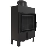 Kratki vgradni kamin LUCY/12/SLIM/BLACK Cene