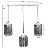 Opviq luster 2607954, crni | Eponuda.ba