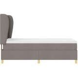  Krevet s opruga kutije Sivo-smeđa 200 x 90 cm tkanina | shoptok.hr