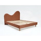 Bobochic Paris Podstavljeni tapecirani bračni krevet s podnicom 160x200 cm boje terakote Celina – | shoptok.hr