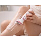  5v1 brezžični aku. LCD epilator in brivnik dlačic za telo USB roza | Shoptok.si