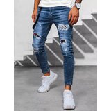 DStreet Spodnie męskie jeansowe niebieskie | Shoptok.si
