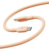 Motorola silicone 2m kabl type c na type c 5A, peach fuzz / 100W cene