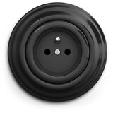  Reblig - Retro kućna utičnica sa okvirom 230V crna | Eponuda.com