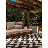 Ted Baker Črna/kremno bela notranja in zunanja preproga 200x300 cm Haringey Terrick – | Shoptok.si