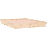  LED okvir kreveta 135 x 90 cm bračni od masivnog drva | shoptok.hr