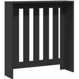  Pokrov za radijator crni 78 x 20 x 82 cm konstruirano drvo | shoptok.hr