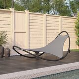 Maison Chic Gugalni Ležalnik - Sončna ležalnik s kolesi jeklo in tekstil siv, (22057676) | Shoptok.si