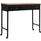  Konzolni stol od MDF-a i jelovine 100 x 33,5 x 80 cm | shoptok.hr