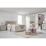 Premium Living Omara Z Drsnimi Vrati Sonate, Svetlo Siva, Peščena, 280 Cm | Shoptok.si