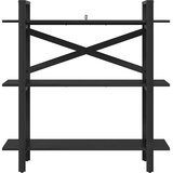  Polica Crni hrast 100 x 33,5 x 102 cm Konstruirano drvo | Eponuda.com