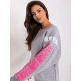 Lily Rose Sweatshirt-EM-BL-HS-21-543.72P-grey | Shoptok.si