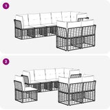  Set vanjskih sofa Prirodna Poliester | shoptok.hr