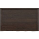  Kupaonska radna ploča tamnosiva 100 x 60 x 6 cm tretirano drvo | shoptok.hr