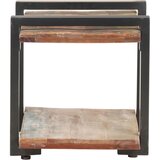  Noćni ormarić 50 x 40 x 40 cm od masivnog obnovljenog drva | shoptok.hr